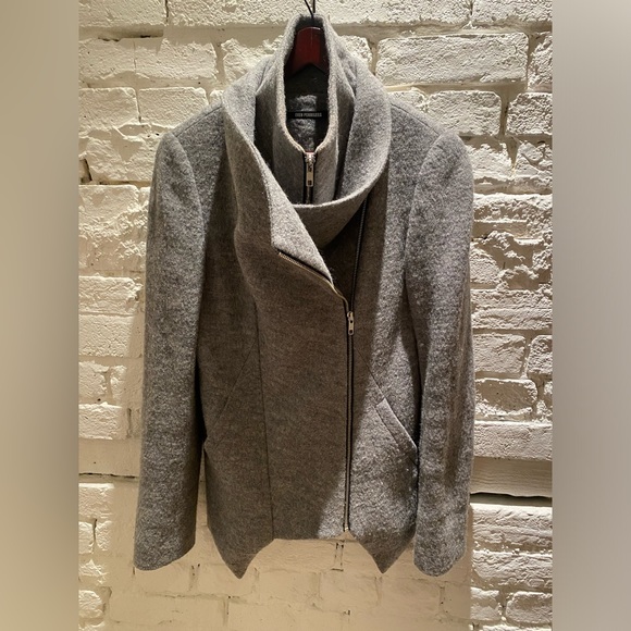 100% wool structured jacket 🩶 size small - Picture 6 of 11